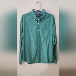 Nautica Men's Teal Button-Down Shirt‎